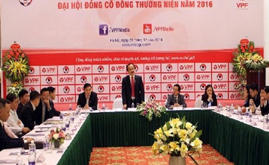 VPF lãi 1,6 tỷ đồng từ V-League 2016